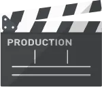 Movie Clapperboard SVG Icon
